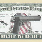USA 1 MILJ. DOLLARS UNITED THE RIGHT TO BEAR ARMS (K16-S26) - pikkukuva 1