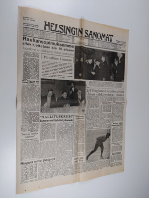 Helsingin sanomat 39/1947 - Rauhansopimuksemme allekirjoi...