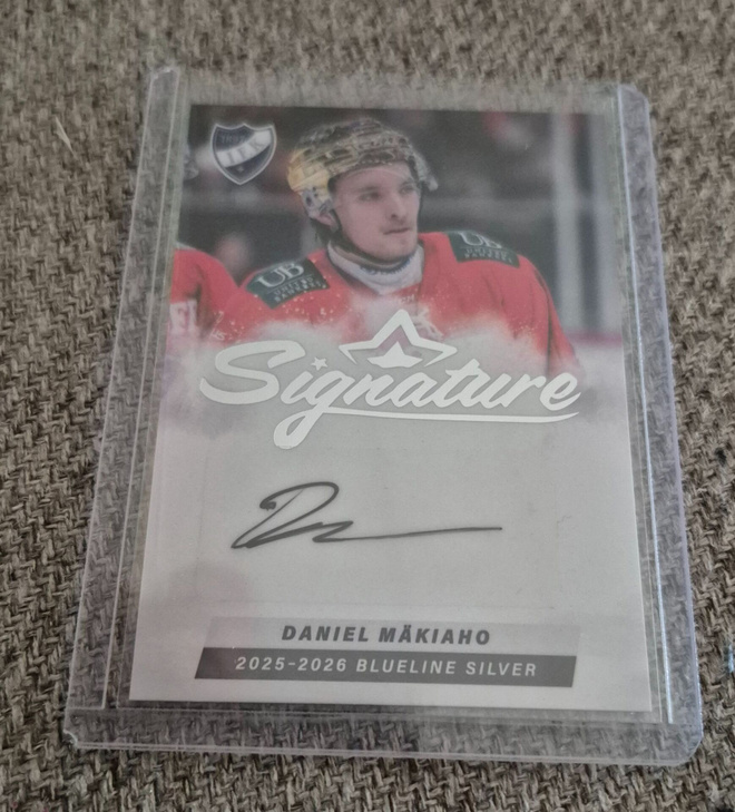 2025 2026 Blueline Silver Signature Daniel Mäkiaho 16/80