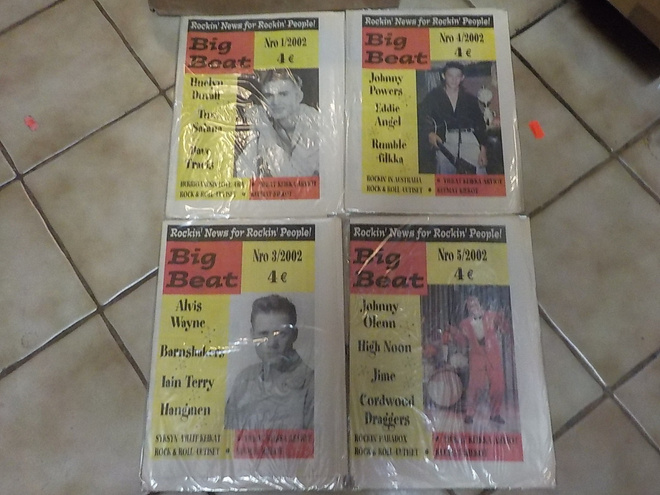 2002: 1, 3, 4, 5 - BIG BEAT LEHTI SETTI 4KPL:N PAKETTI