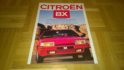 Esite Citroen BX, noin 1987