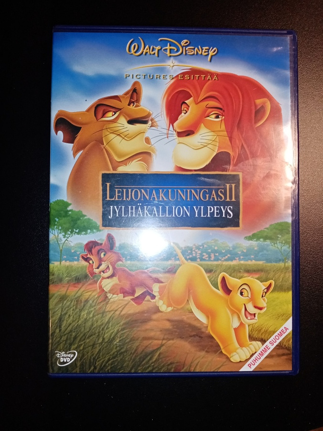 DVD Leijonakuningas II - Jyhäkallion ylpeys, Walt Disney