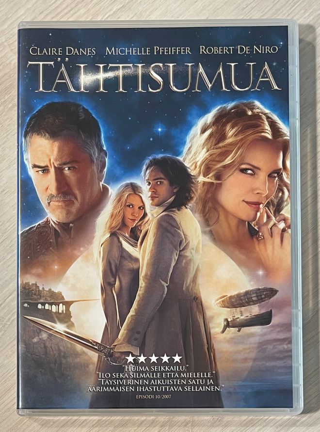 Tähtisumua (2007) Charlie Cox, Claire Danes, Robert De Niro