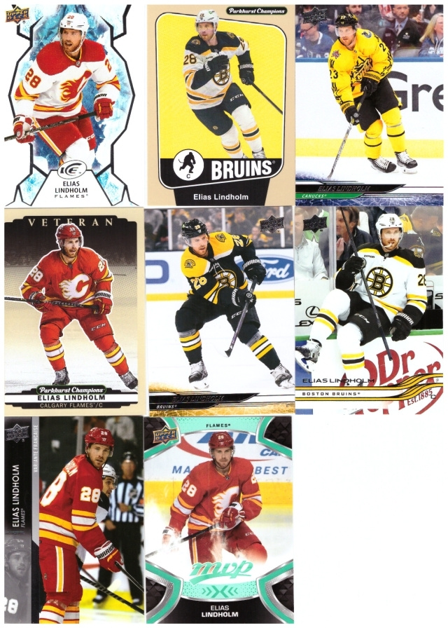 8 x ELIAS LINDHOLM Calgary Flames