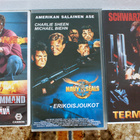Vhs-paketti Navy Seals, Terminator, Chain of Command - pikkukuva 1
