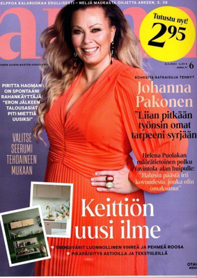 Anna n:o 6 2023 Johanna Pakonen. Helena Pakkala. Piritta Hag