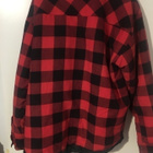 PLAID TARTAN RED BLACK JACKET quilted TAKKI KOKO xxl - pikkukuva 2