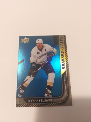 15-16 Upper Deck Shining Stars Royal Blue SS49 Teemu Selänne