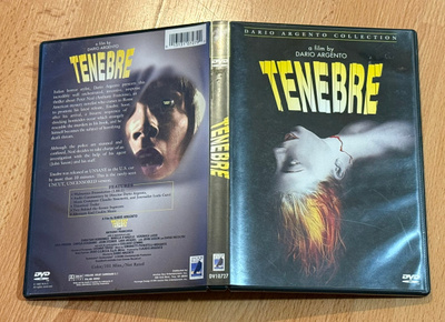 Dario Argento: TENEBRE R1/R0 Anchor Bay DVD