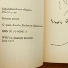 Juan Ramon Jimenez - Harmo ja minä : andalusialainen elegia - pikkukuva 2