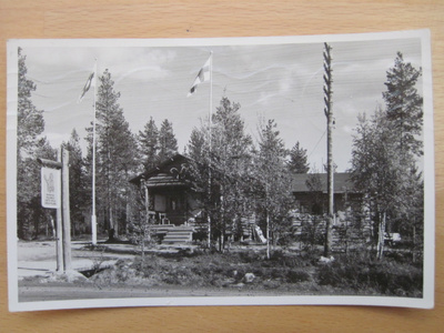 VANHA Postikortti Lappi Rovaniemi 1961