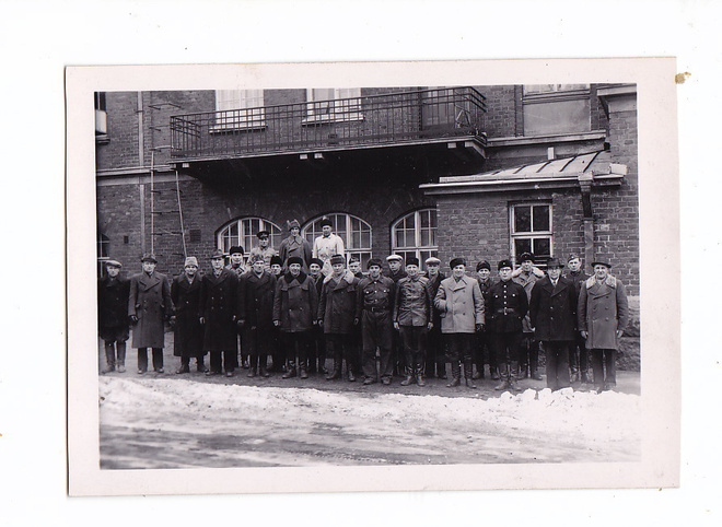 VANHA Valokuva Postikortti Turku Palokunta VPK 1940-l