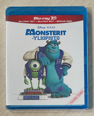 Monsterit-yliopisto (2013) Blu-ray 3D + Blu-ray (UUSI)