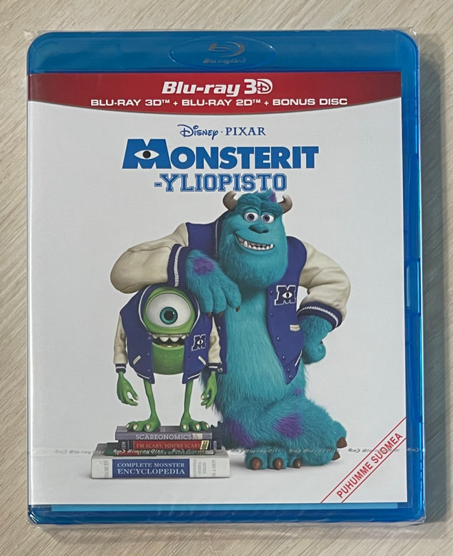 Monsterit-yliopisto (2013) Blu-ray 3D + Blu-ray (UUSI)