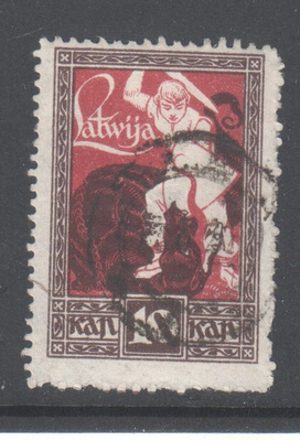 Latvia 1920 Mi 36