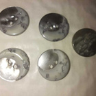 Kuu nappi 20mm , vihreän ja sinisen eri sävyjä - pikkukuva 5