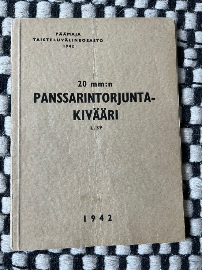 L-39 PSTkiv 20 mm ohjekirja