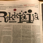 HS Nyt viikkolehti 37/2002 Ismo Alanko kansikuvajuttu - pikkukuva 3
