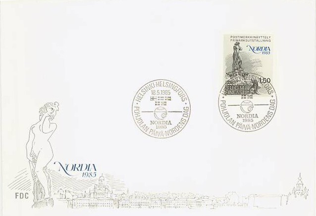 1985 Nordia Pohjolan päivä-leimakuori
