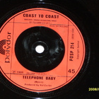7" COAST TO COAST - Hucklebuck - single 1980 rockabilly EX - pikkukuva 2
