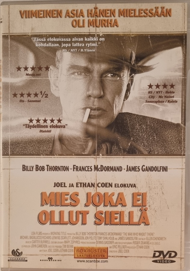 MIES JOKA EI OLLUT SIELLÄ DVD (2 DISC)