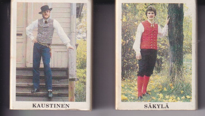 Kaustinen, Säkylä, tulitikkuaski.  e108