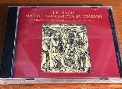 J.S. Bach – Matteus-passio SUOMEKSI 1974 CD Norio / Hynninen