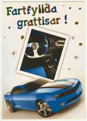 Chevrolet Camaro autopostikortti