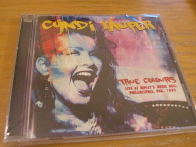 Cyndi Lauper True colours live USA 1983 cd muoveissa