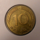 Saksa. 10 pfennig 1990J. - pikkukuva 2