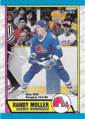1989-90 OPC #259 Randy Moller Quebec Nordiques