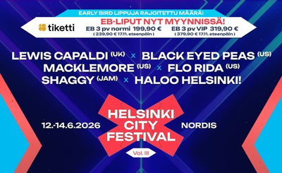 3 päivän VIP-lippu Helsinki City Festival