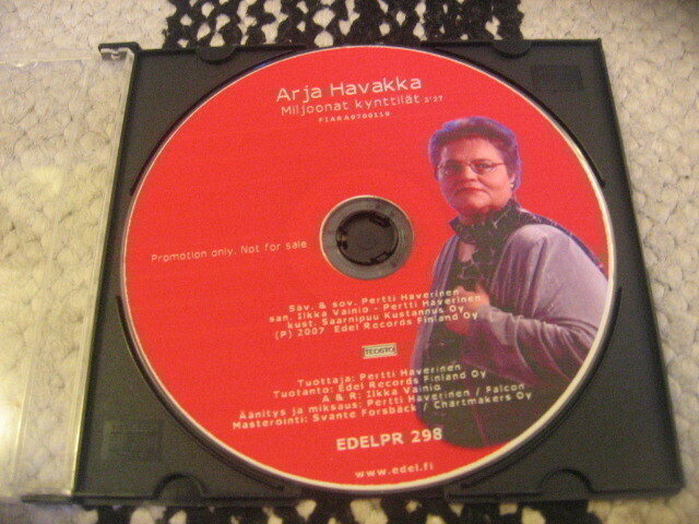 Arja Havakka - Miljoonat kynttilät (promo cds)