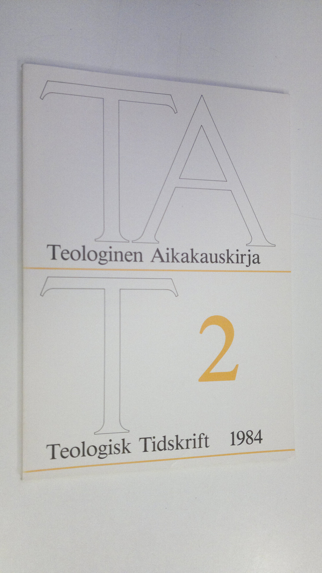 Teologinen aikakauskirja 2/1984