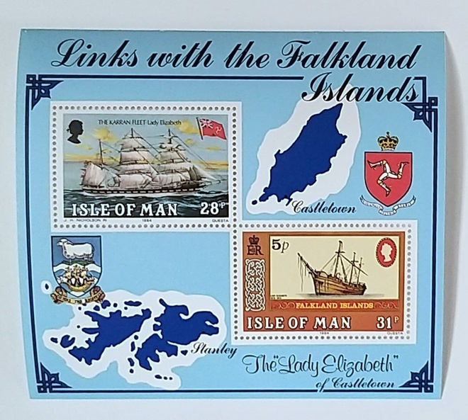1984 Isle of Man pienoisarkki **