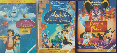 ALADDIN TRILOGIA  DVD  SUOMIPUHE