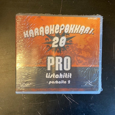 Karaokepokkari Pro 20 - Listahitit parhaita 2 DVD (UUSI)