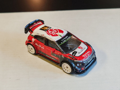 32 Majorette Citroen C3 WRC kumipyörillä