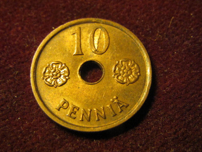 10 penniä 1942