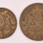 Kenia 5 ja 10 Centin kolikot 1967/1971 - pikkukuva 1