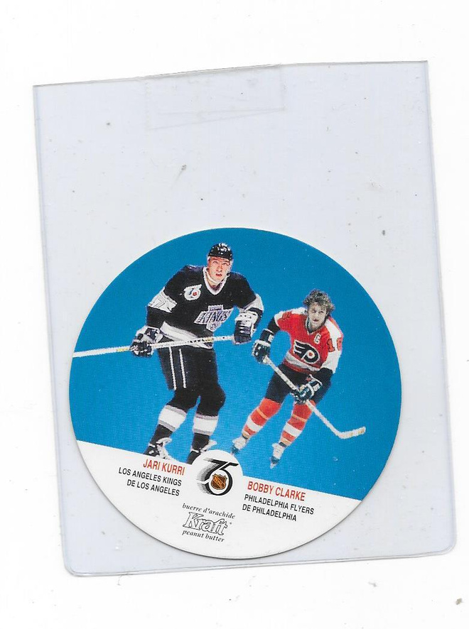 1991-92 Kraft #67 Bobby Clarke & Jari Kurri