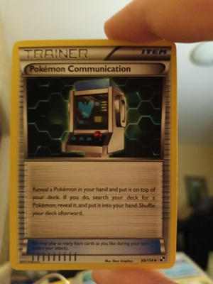 Pokemon Communication #99 Pokemon Black & White card