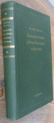 Heikki Waris: Suomalaisen yhteiskunnan rakenne, Otava 1948
