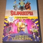 LUMOTTU LELUKAUPPA  JA SALAMASEEPRA  TUPLA DVD - pikkukuva 1