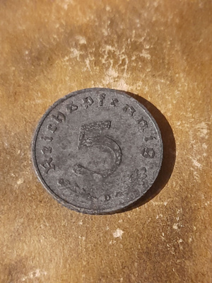 5 Reichspfennig 1940 D