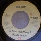 DURAN DURAN::IS THERE SOMETHING I SHOULD KNOW::VINYYLY 7" - pikkukuva 3