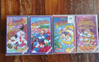 Disney ankronikka paketti 4 kpl vhs