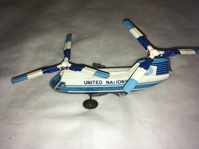 Peltilelu, United Nations helikopteri