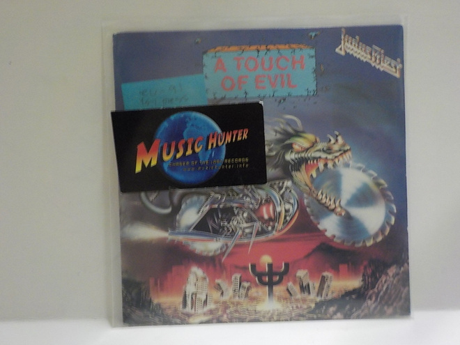 JUDAS PRIEST - A TOUCH OF EVIL M-/M- 7" EU-91