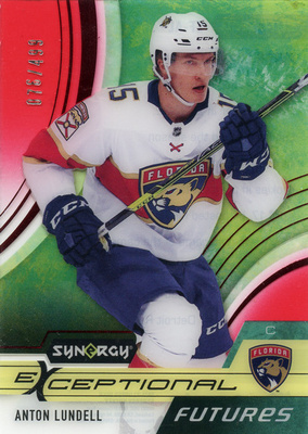 2021-22 Synergy Exceptional Futures /499 #E-AL Anton Lundell